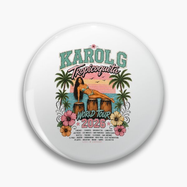 Item preview, Karol G 2026 Tour -Tropicoqueta Tropitour - Viajando Por El Mundo designed and sold by DreadFlockArt.