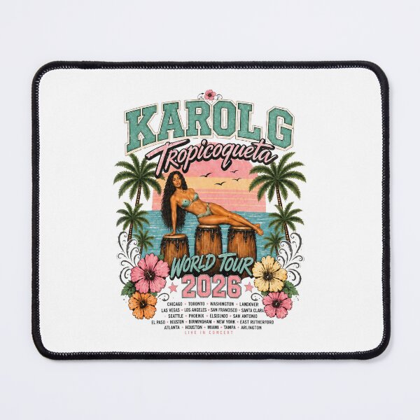 Item preview, Karol G 2026 Tour -Tropicoqueta Tropitour - Viajando Por El Mundo designed and sold by DreadFlockArt.