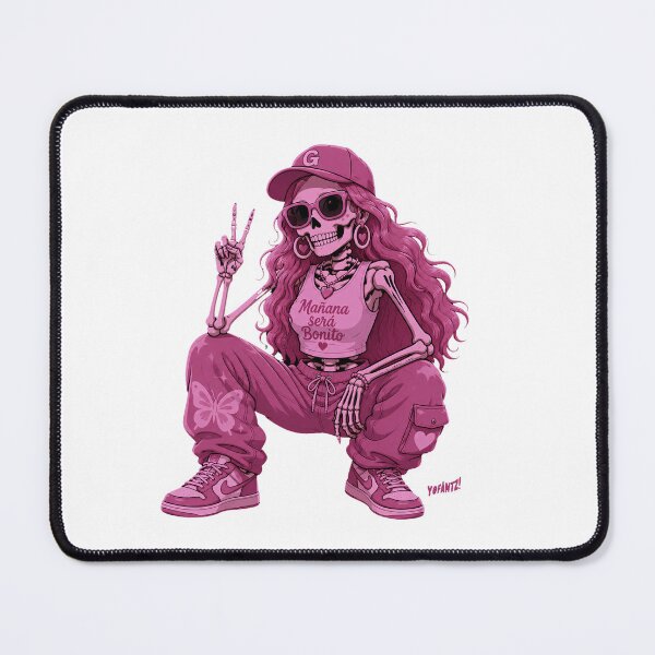 Item preview, Karol G Illustration Skeleton Girl Butterfly designed and sold by YOFANTZ!.