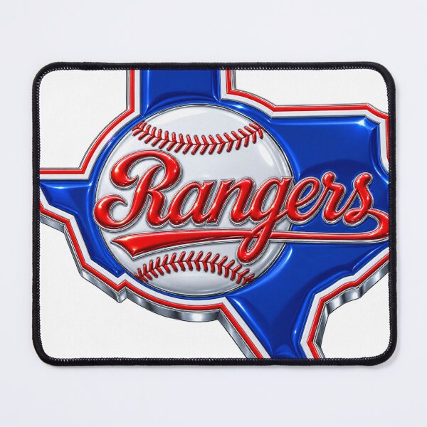 Item preview, Texas Rangers Throwback Chrome Logo designed and sold by JC's Cards & More.