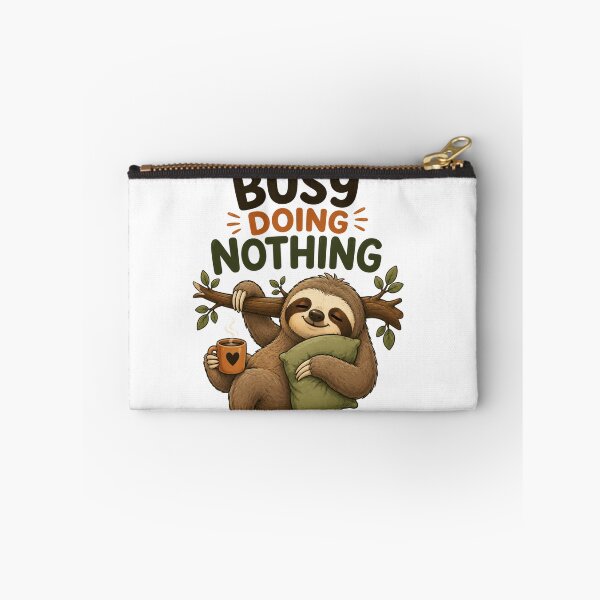 Item preview, Busy Doing Nothing – Funny Cute Sloth Cartoon Design designed and sold by Kiinaaa.