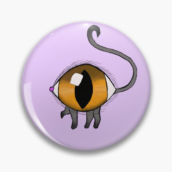 Item preview, Large eyeball cat drawing  designed and sold by QueenOfCorn.