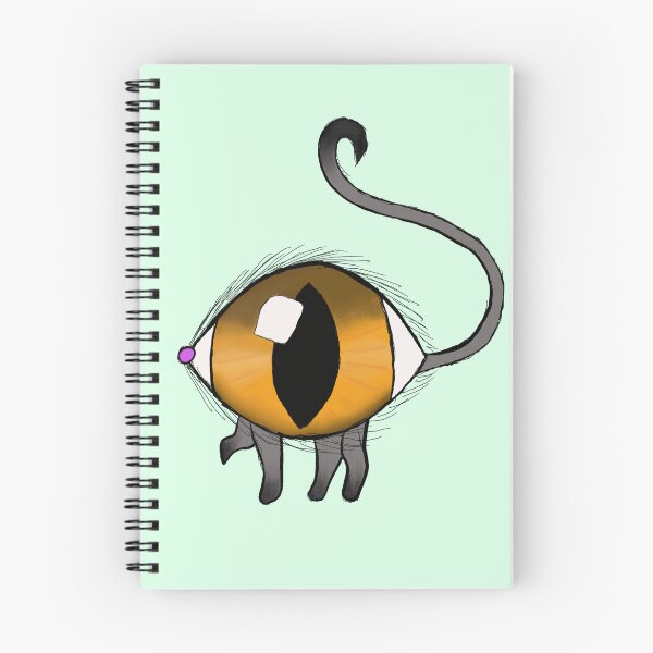Item preview, Large eyeball cat drawing  designed and sold by QueenOfCorn.