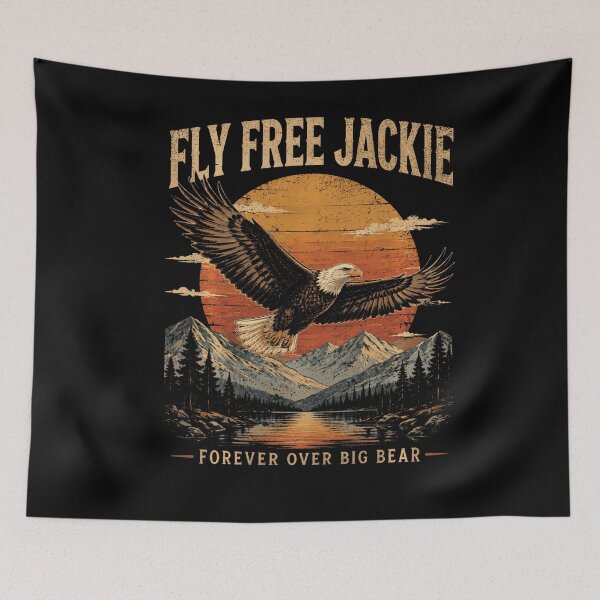 Item preview, Fly Free Jackie Eagle Memorial Tribute For Men Women designed and sold by stershopepie.