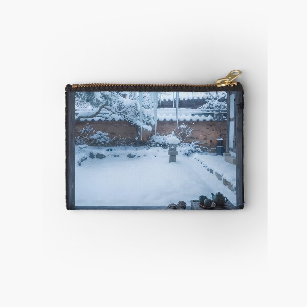 Item preview, Winter Silent Snowscape & Icicles over a Traditional Hanok: A Cozy Moment on the Daecheongmaru designed and sold by SOOstudio73.