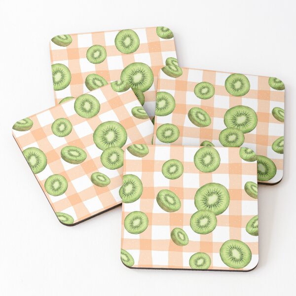 Item preview, Sliced green kiwi pattern designed and sold by tampansgang.