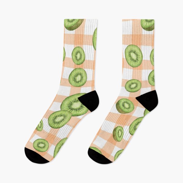 Item preview, Sliced green kiwi pattern designed and sold by tampansgang.