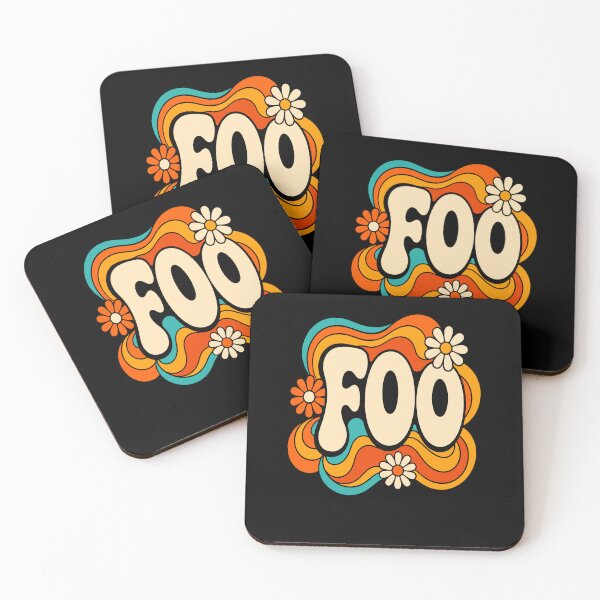 Item preview, FOO Groovy Floral Retro Rock Music Design designed and sold by ViniBall.
