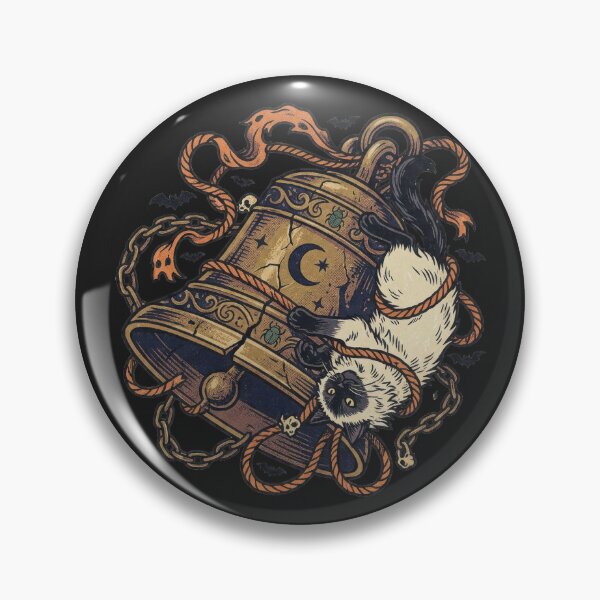Item preview, Siamese Cat Haunted Church Bell Bats Halloween designed and sold by MewSpooky.