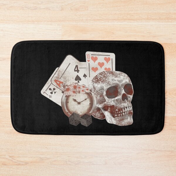 Item preview, Playing cards, clocks, human skulls designed and sold by Kirei-Lily.