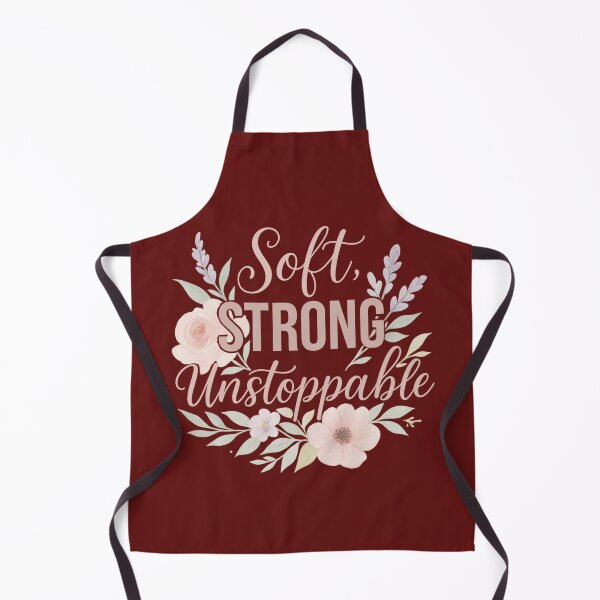 Item preview, Soft Strong Unstoppable Quote Floral Watercolor Typography designed and sold by QCena.