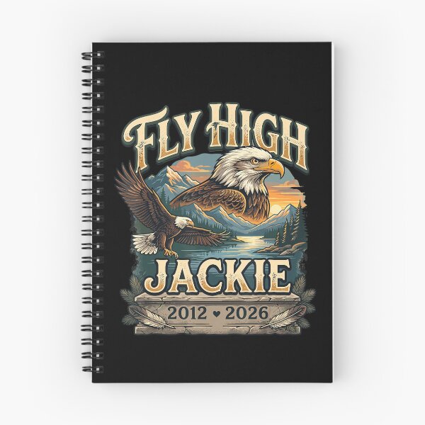 Item preview, Fly High Jackie 2012–2026 Bald Eagle Memorial Tribute designed and sold by NoeValdric.