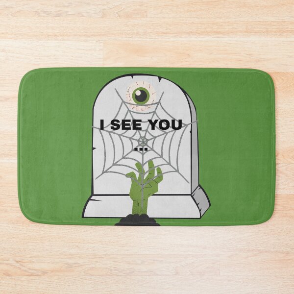 Item preview, I See You Zombie Hand Tombstone Halloween designed and sold by MariaPCMaria.