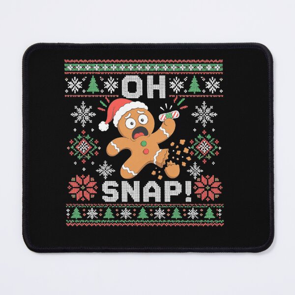 Item preview, Funny Gingerbread Man Oh Snap Christmas Ugly Xmas Sweater designed and sold by clothesy7.