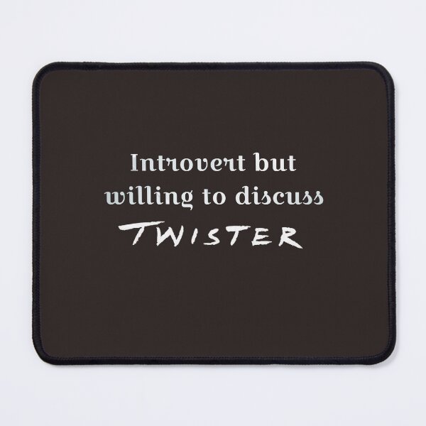 Item preview, Introvert but willing to discuss Twister designed and sold by Tymber2018.
