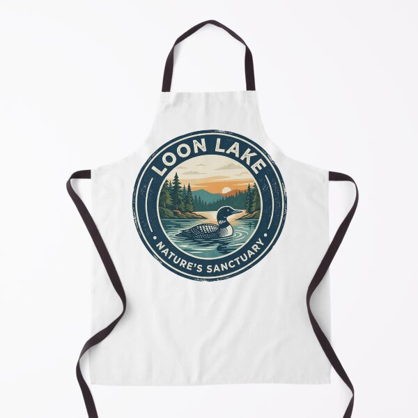 Item preview, Vintage Loon Lake Nature retro wild bird classic Forest Lake Landscape top, outdoor T-SHIRT designed and sold by YOUSSHOP01.