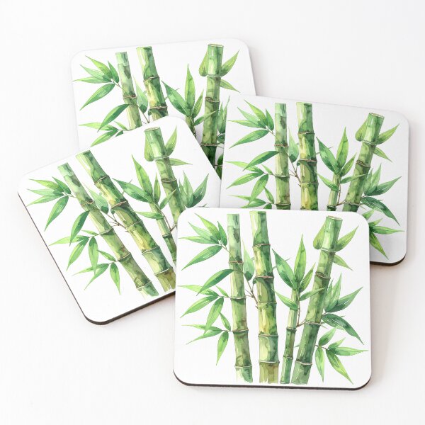 Item preview, Green Japanese Bamboo Stalks  designed and sold by BetweenForms.