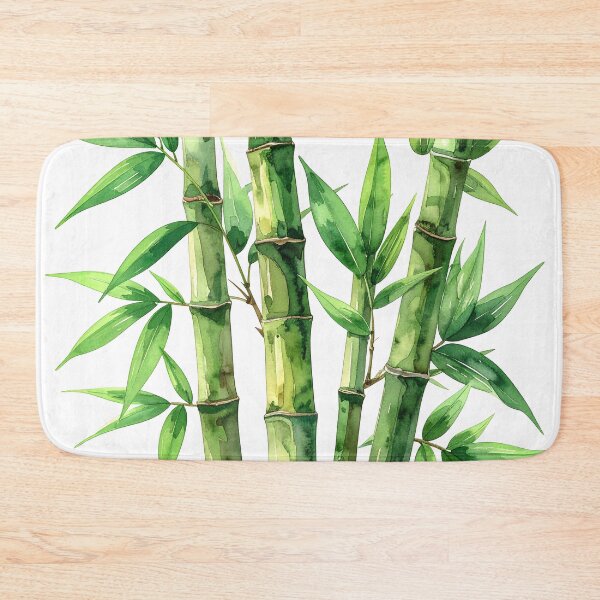 Item preview, Green Japanese Bamboo Stalks  designed and sold by BetweenForms.
