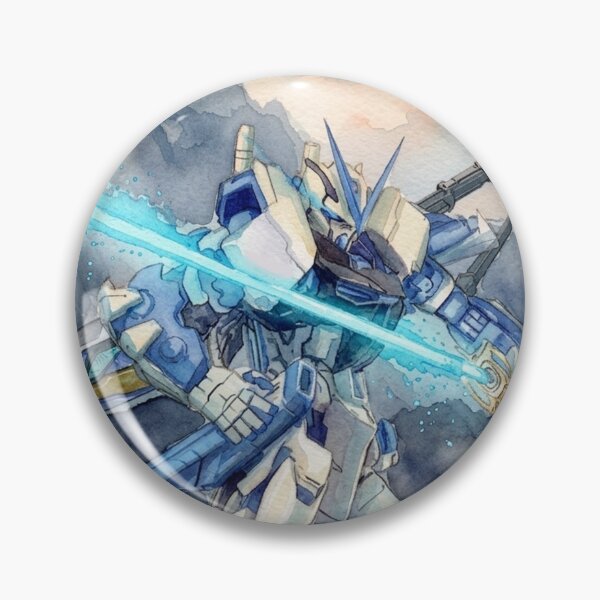 Item preview, Astray Blue Frame Gundam Seed watercolour  designed and sold by sabartgunpla.