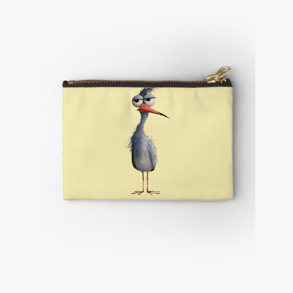 Item preview, Grumpy Heron – Funny Moody Bird designed and sold by KAM-KAM-STORE.