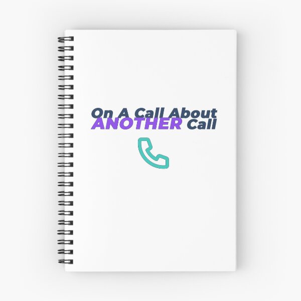 Item preview, On A Call About Another Call | Funny Corporate Life Shirt designed and sold by NeuroShirts.