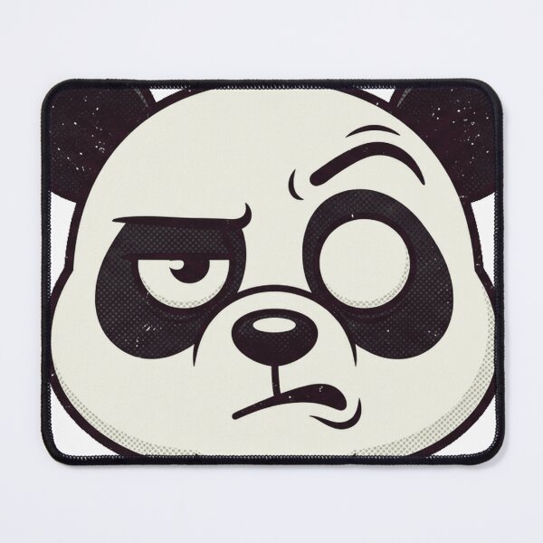 Item preview, Funny Unimpressed Panda Head Retro Sticker designed and sold by RoyArt0.