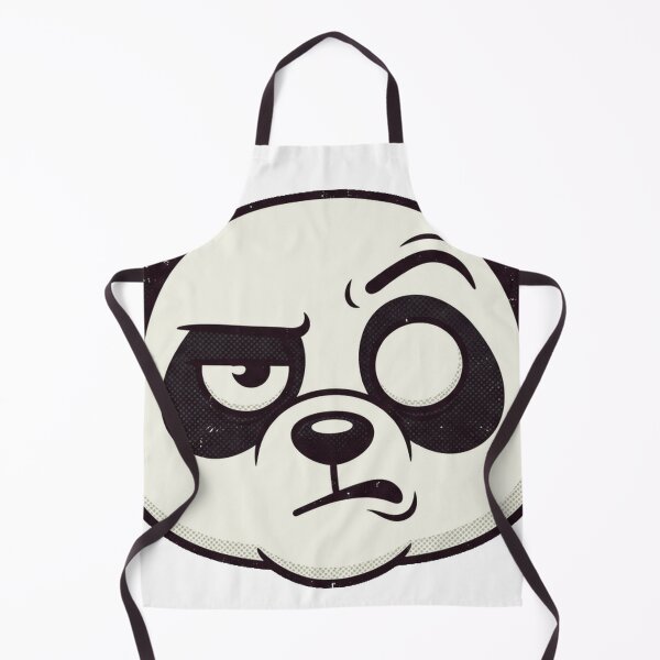 Item preview, Funny Unimpressed Panda Head Retro Sticker designed and sold by RoyArt0.