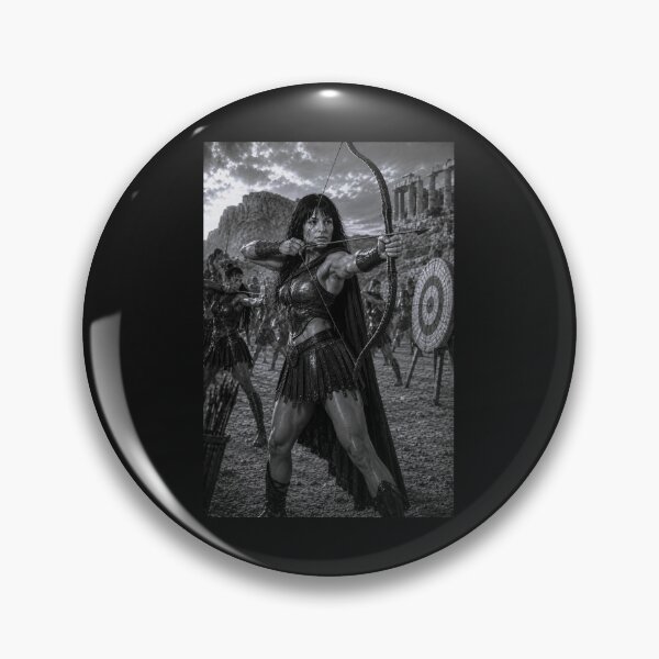 Item preview, Spartan Archer Training – Black & White Ancient Greece Warrior Art designed and sold by Ancient-Era.