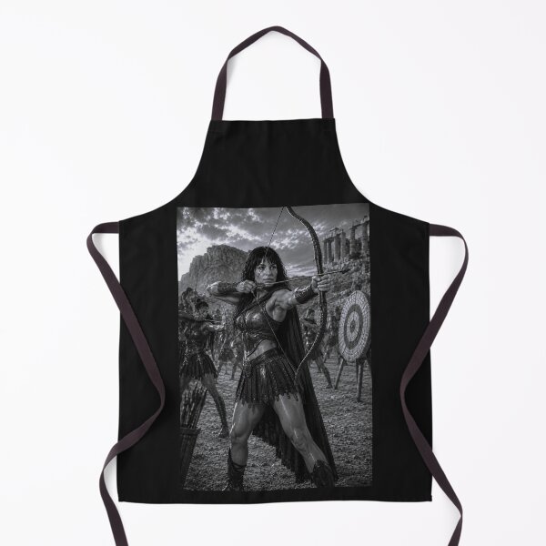 Item preview, Spartan Archer Training – Black & White Ancient Greece Warrior Art designed and sold by Ancient-Era.
