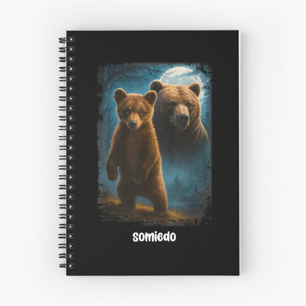 Item preview, Somiedo Brown Bears Vintage Cantabrian Wildlife Nature designed and sold by ViniBall.