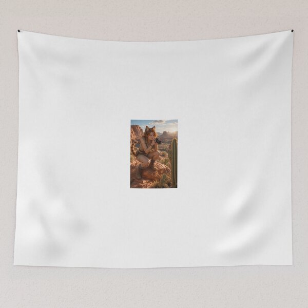 Item preview, Explorer with camera and chameleons near cactus designed and sold by CathryneDelamort.