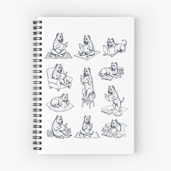 Item preview, Vintage Cane Corso Book Reader Reading Dog Lover designed and sold by dian-rody-crest.