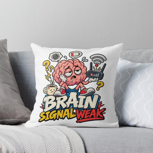 Item preview, Brain Signal Weak – Funny Tired Brain WiFi & Coffee designed and sold by NarpLTD.
