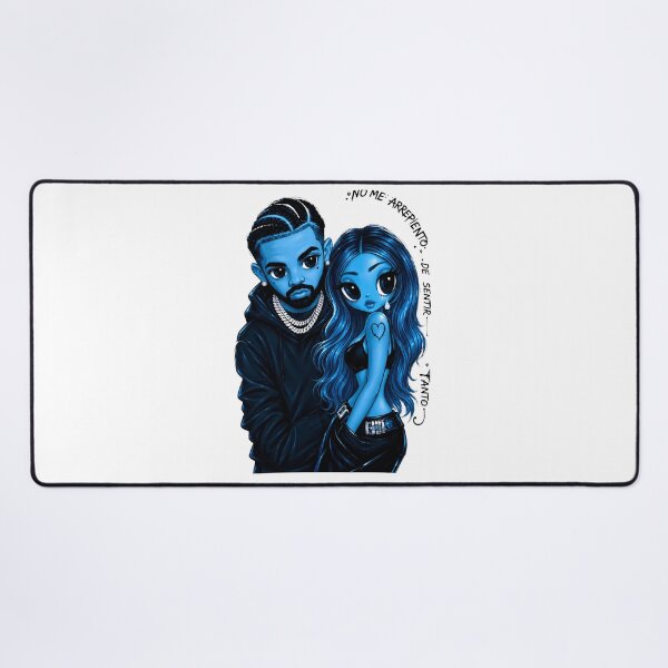 Item preview, Karol G Inspired - Drake Inspired Cartoon - Blue Music - Latin Music designed and sold by DreadFlockArt.