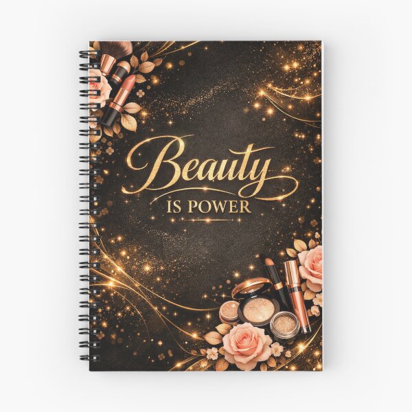 Item preview, Beauty Is Power Makeup Beauty Feminine Empowerment Black Gold Design designed and sold by Lalala cute.