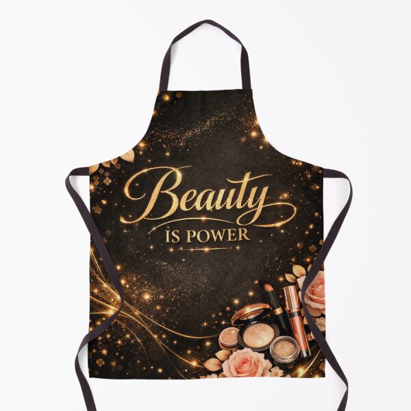 Item preview, Beauty Is Power Makeup Beauty Feminine Empowerment Black Gold Design designed and sold by Lalala cute.