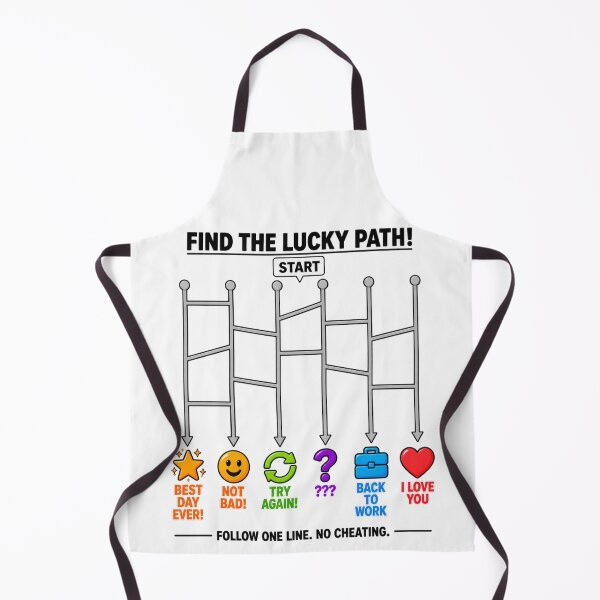 Item preview, Interactive Amidakuji Shirt – Pick a Path, Find Your Fate designed and sold by RANDOMUM Studio.