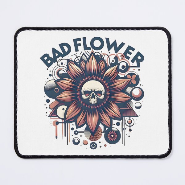 Item preview, Skull Flower Grunge Rock Art ⭐⭐⭐⭐⭐ designed and sold by adal-heidis.