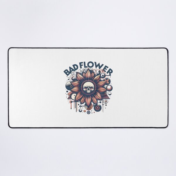 Item preview, Skull Flower Grunge Rock Art ⭐⭐⭐⭐⭐ designed and sold by adal-heidis.