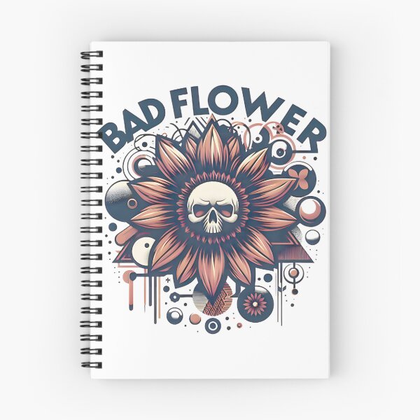 Item preview, Skull Flower Grunge Rock Art ⭐⭐⭐⭐⭐ designed and sold by adal-heidis.