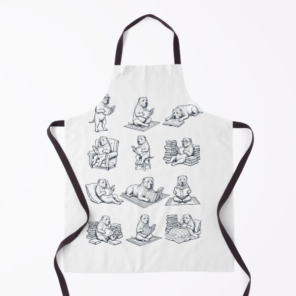 Item preview, Vintage Central Asian Shepherd Dog Book Reader Reading Dog Lover designed and sold by dian-rody-crest.