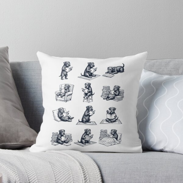 Item preview, Vintage Cesky Terrier Book Reader Reading Dog Lover designed and sold by dian-rody-crest.