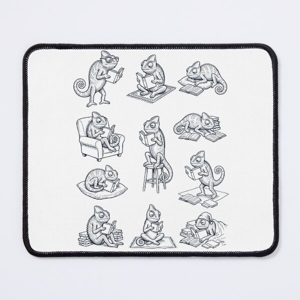 Item preview, Vintage Chameleon Book Reader Reading Animal Lover designed and sold by dian-rody-crest.