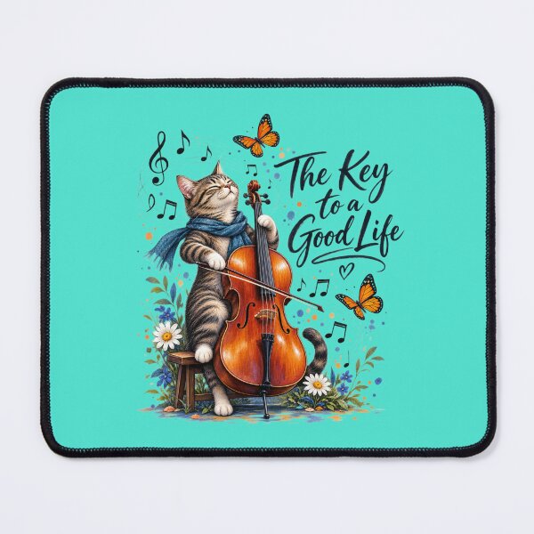 Item preview, The Key to a Good Life Cat Design designed and sold by CJLindy.