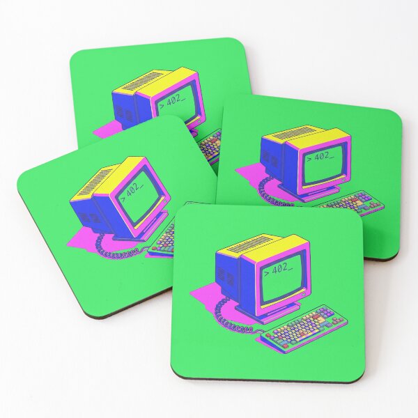 Item preview, Retro Neon PC HTTP 402 Workstation designed and sold by CodesAndBits.