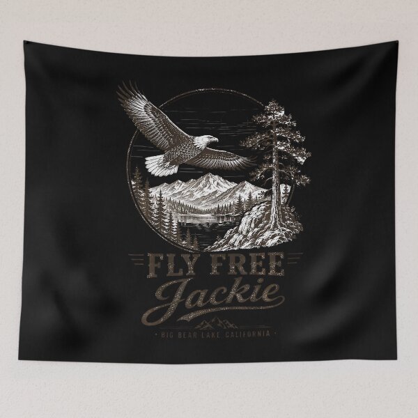 Item preview, Forever Watching The Sky Fly Free Jackie Eagle Memorial designed and sold by stershopepie.