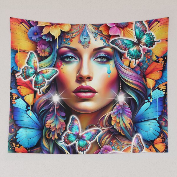 Item preview, Hippie Trippy Girl designed and sold by trueblue2.