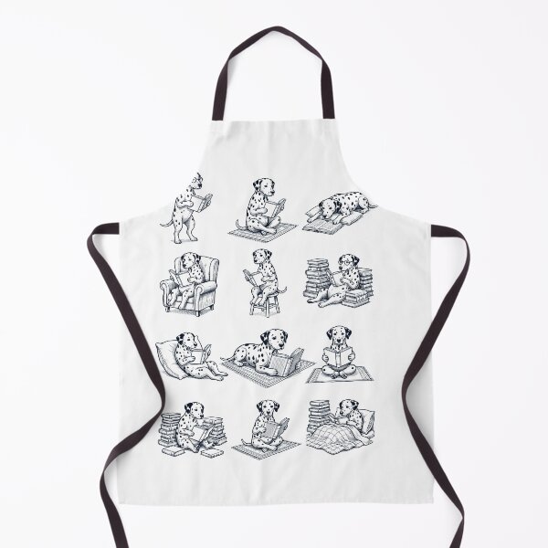 Item preview, Vintage Dalmatian Book Reader Reading Dog Lover designed and sold by dian-rody-crest.