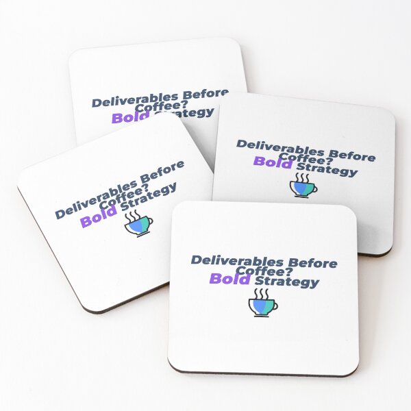 Item preview, Copy of Deliverables Before Coffee? Bold Strategy | Corporate Humour T-Shirt designed and sold by NeuroShirts.