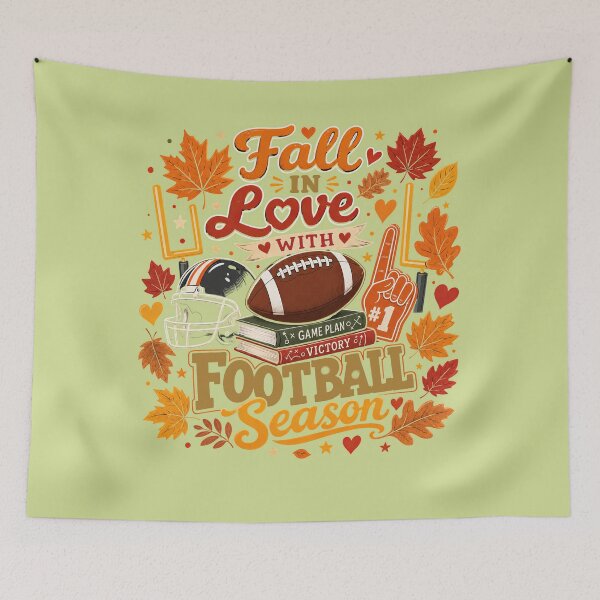 Item preview,  Fall in Love with Football Season designed and sold by Pixel-Lair.
